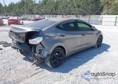 2011 Hyundai Elantra Limited (Ulsan Plant) из США, поврежденный, VIN KMHDH4AE4BU135582